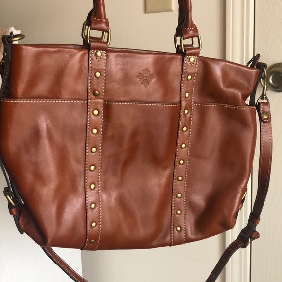 Patricia Nash brown leather shoulder bag - Picture 6 of 7